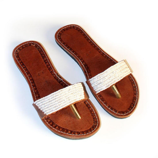 Adisa Leather Sandals - Kinsley & Harlow