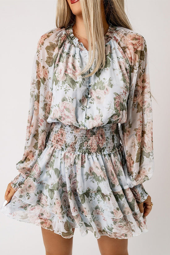 Eloise Fleur Layered Mini Dress - Kinsley & Harlow