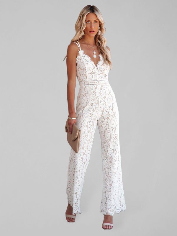 Heather Lace Jumpsuit - Kinsley & Harlow