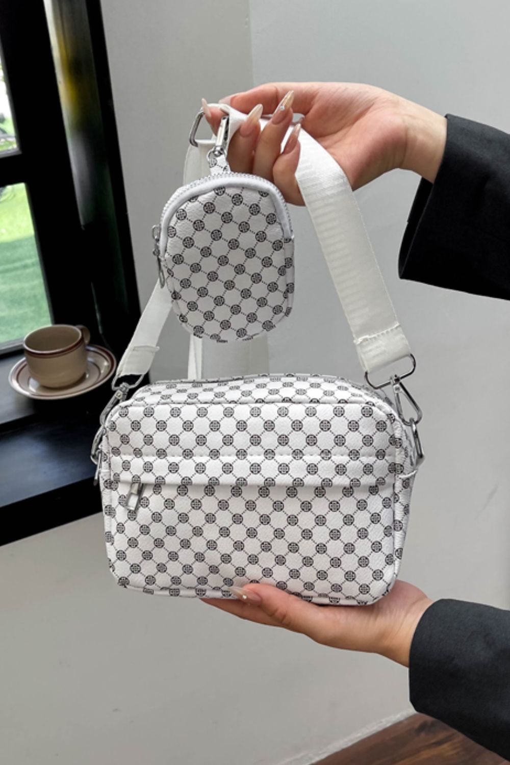 Marla Geometric Shoulder Bag & Small Purse - Kinsley & Harlow