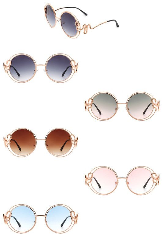 Parisia Oversize Round Sunglasses - Kinsley & Harlow
