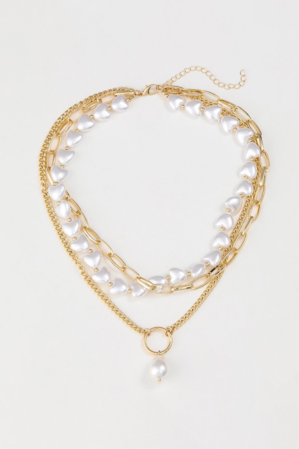 Three-Layered Pearl Necklace - Kinsley & Harlow